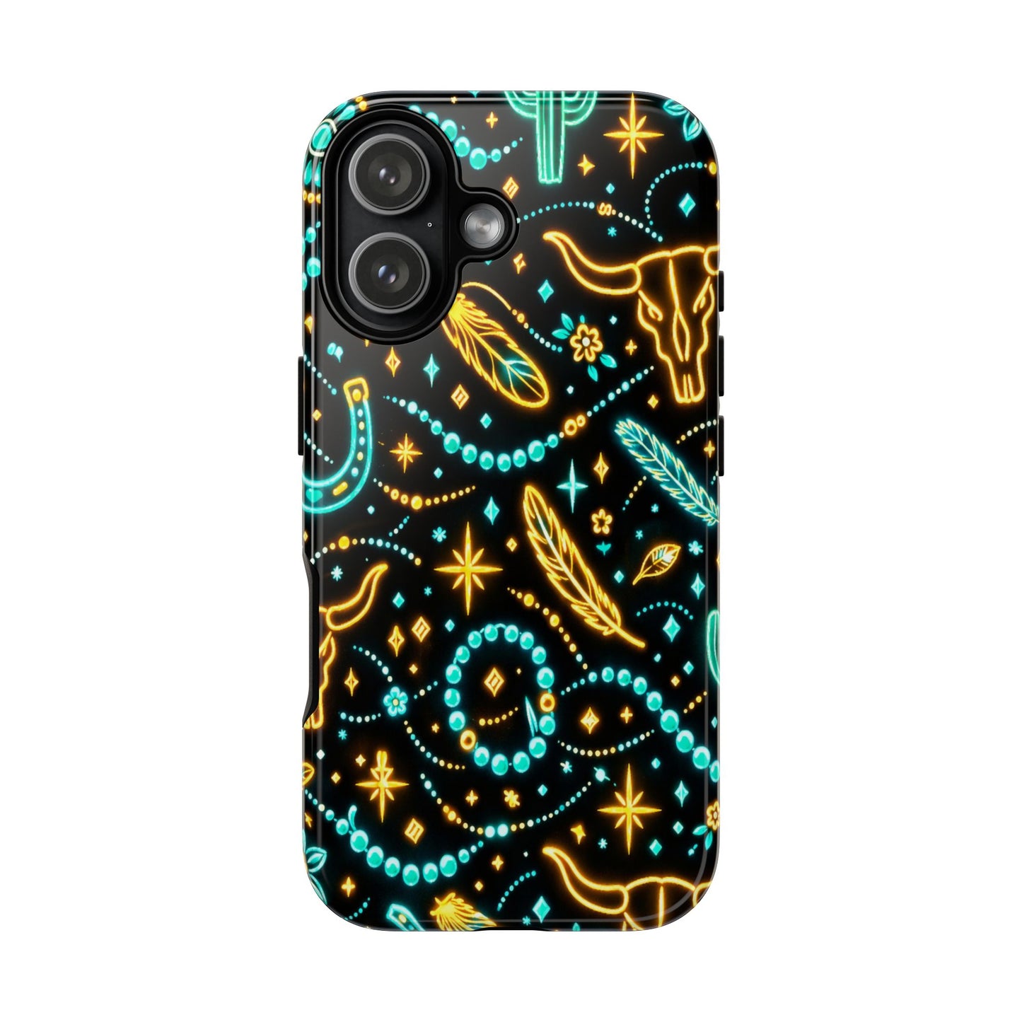 Neon Turquoise Tough Case