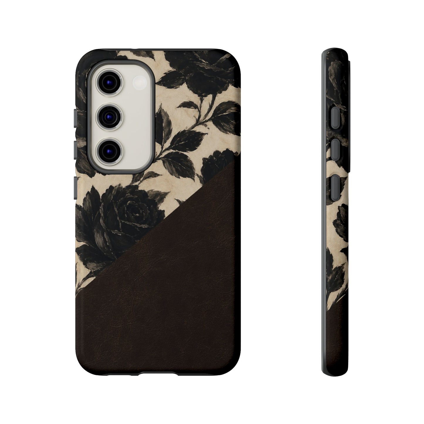 Rose Leather Tough Case