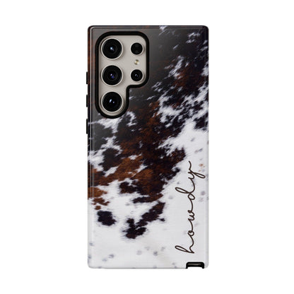 Howdy Cowhide Phone Case