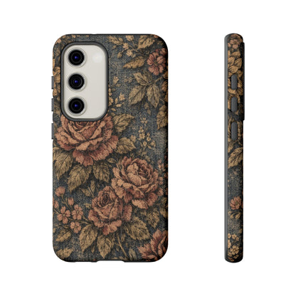 Denim Blooms Tough Case