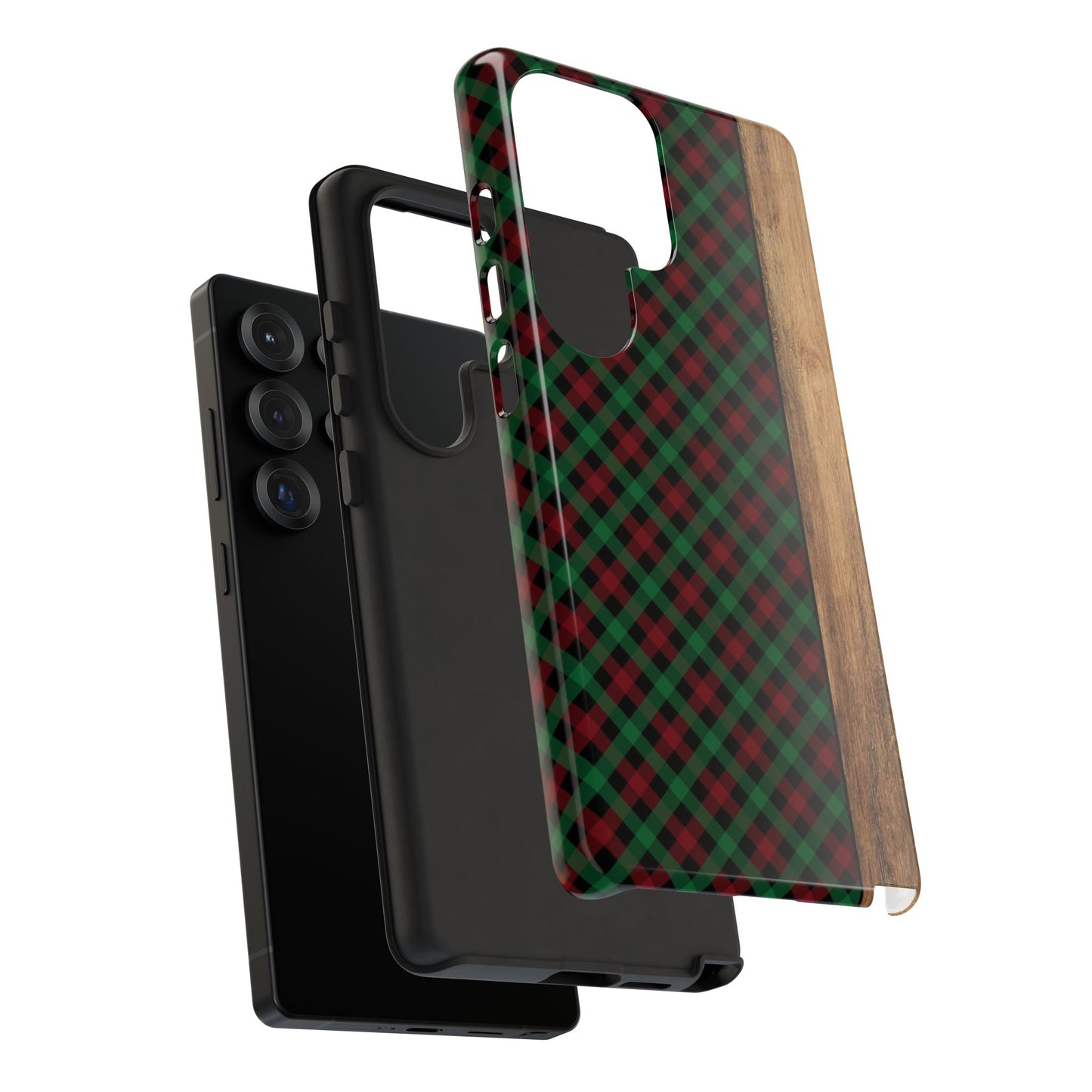 Red Green Plaid Tough Phone Case