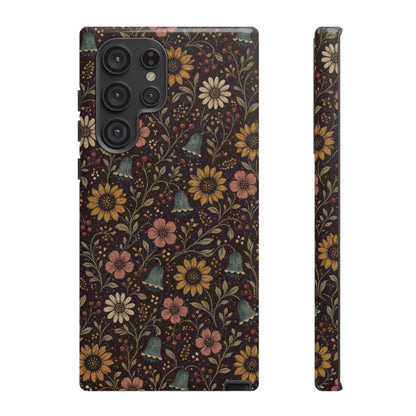 Plum Folk Floral Tough Case