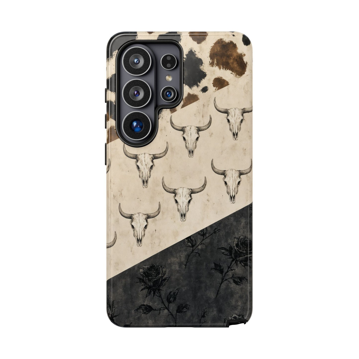 Bull Skull Rose Tough Case