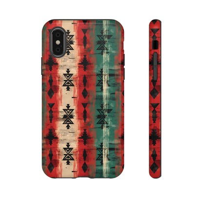 Christmas Grunge Aztec Tough Case