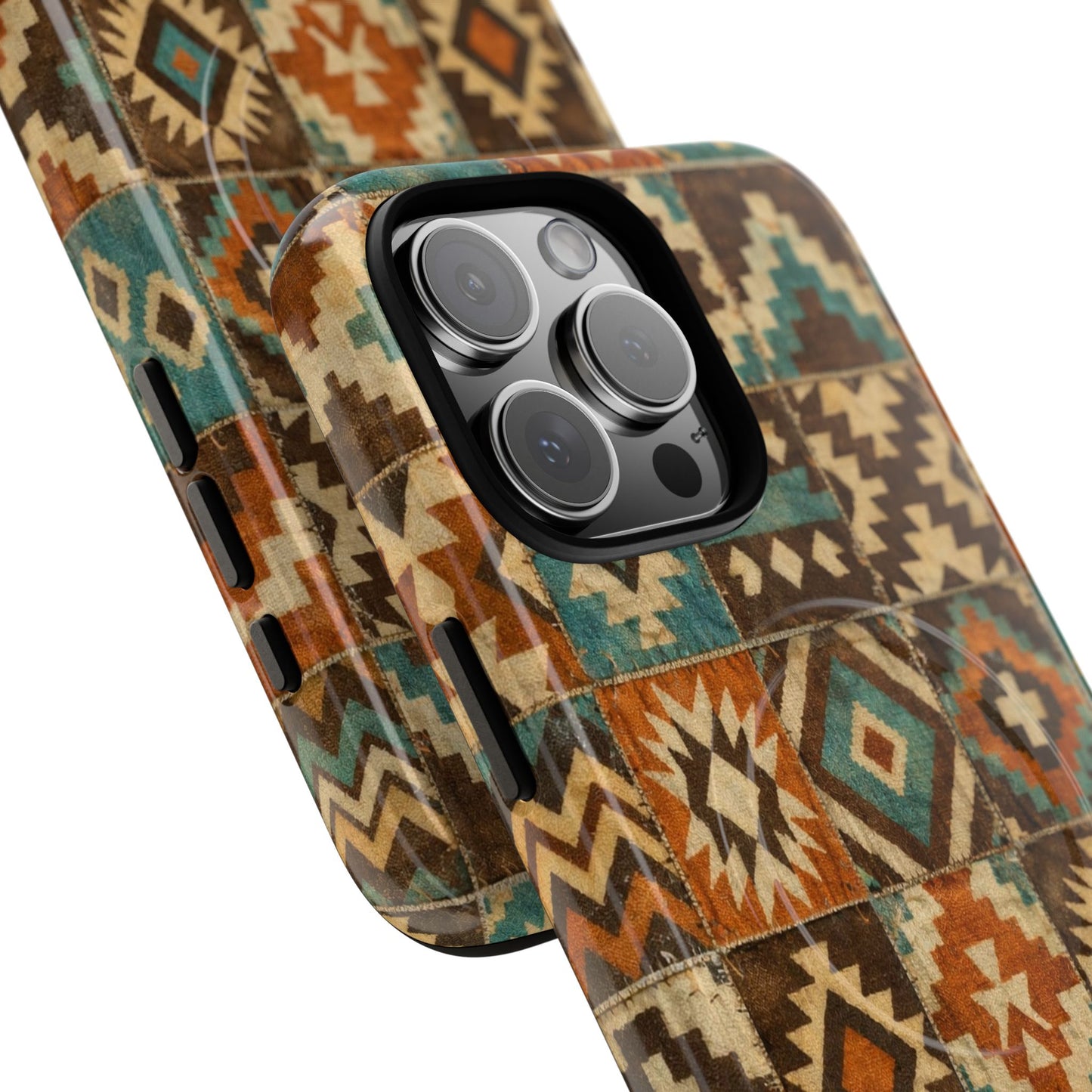 Aztec Patchwork Magnetic Case