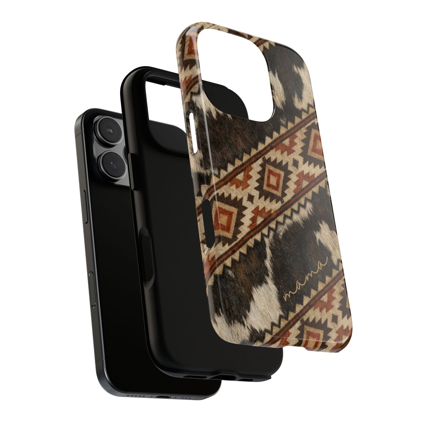 Cowhide Aztec Mama Tough Case