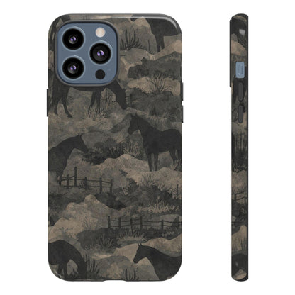 Camo Horses Tough Case