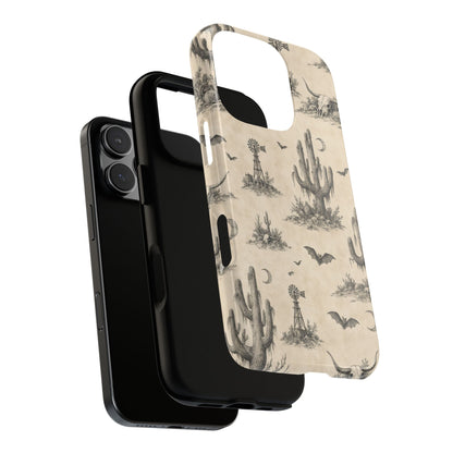 Spooky Desert Toile Tough Case