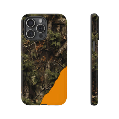 Torn Camo Orange Tough Case