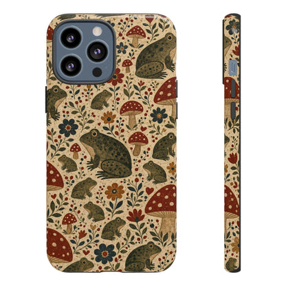 Folk Frog Toadstool Tough Case