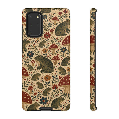 Folk Frog Toadstool Tough Case