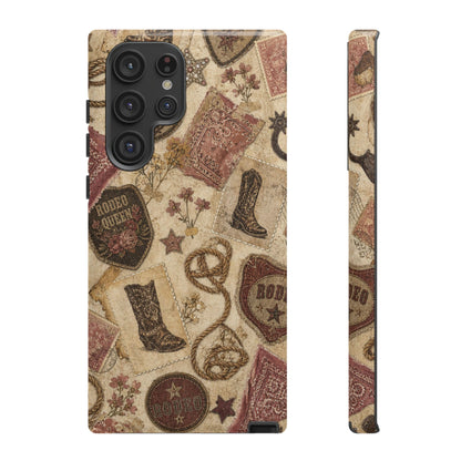 Cowgirl Collage Tough Case