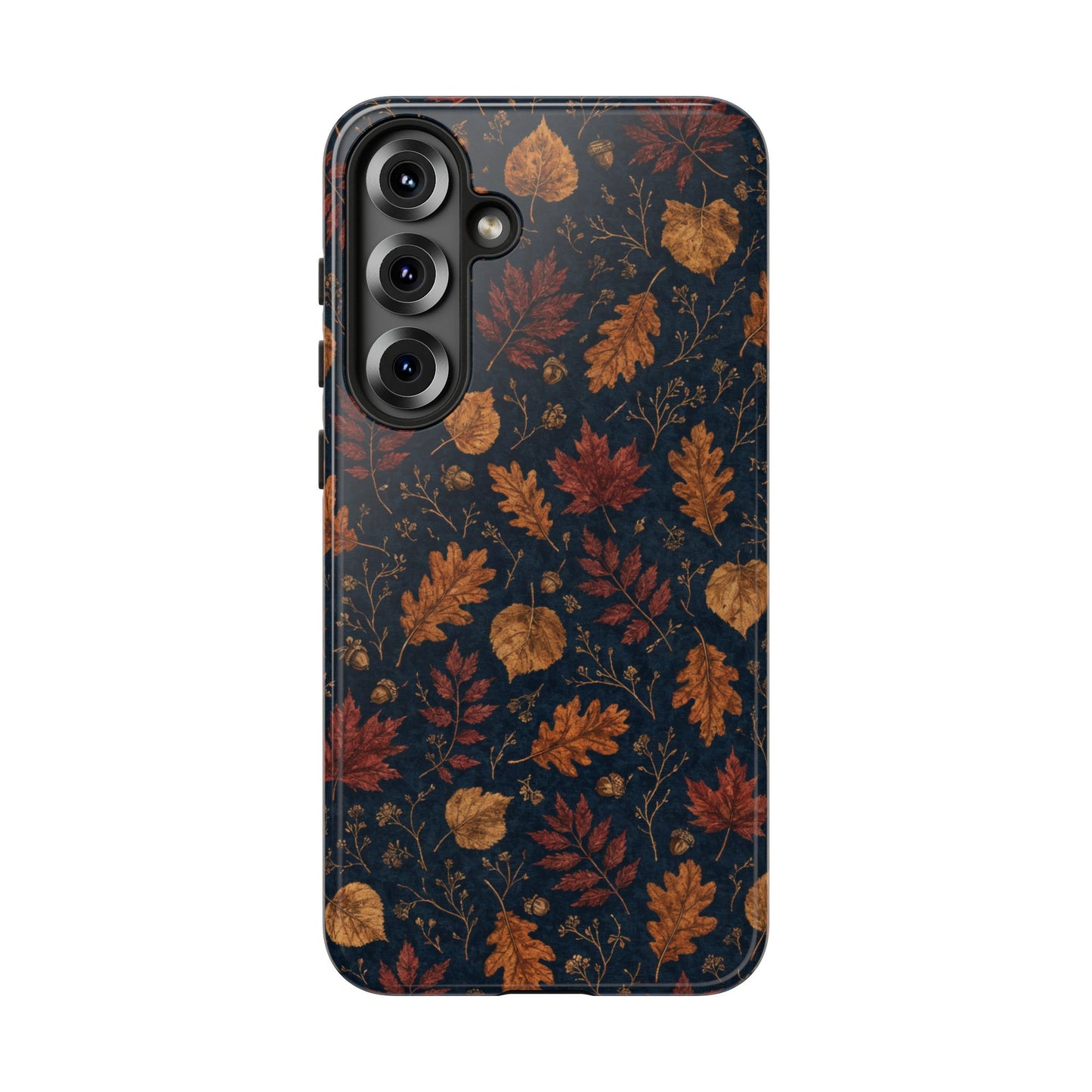 Navy Oak Leaf Tough Case