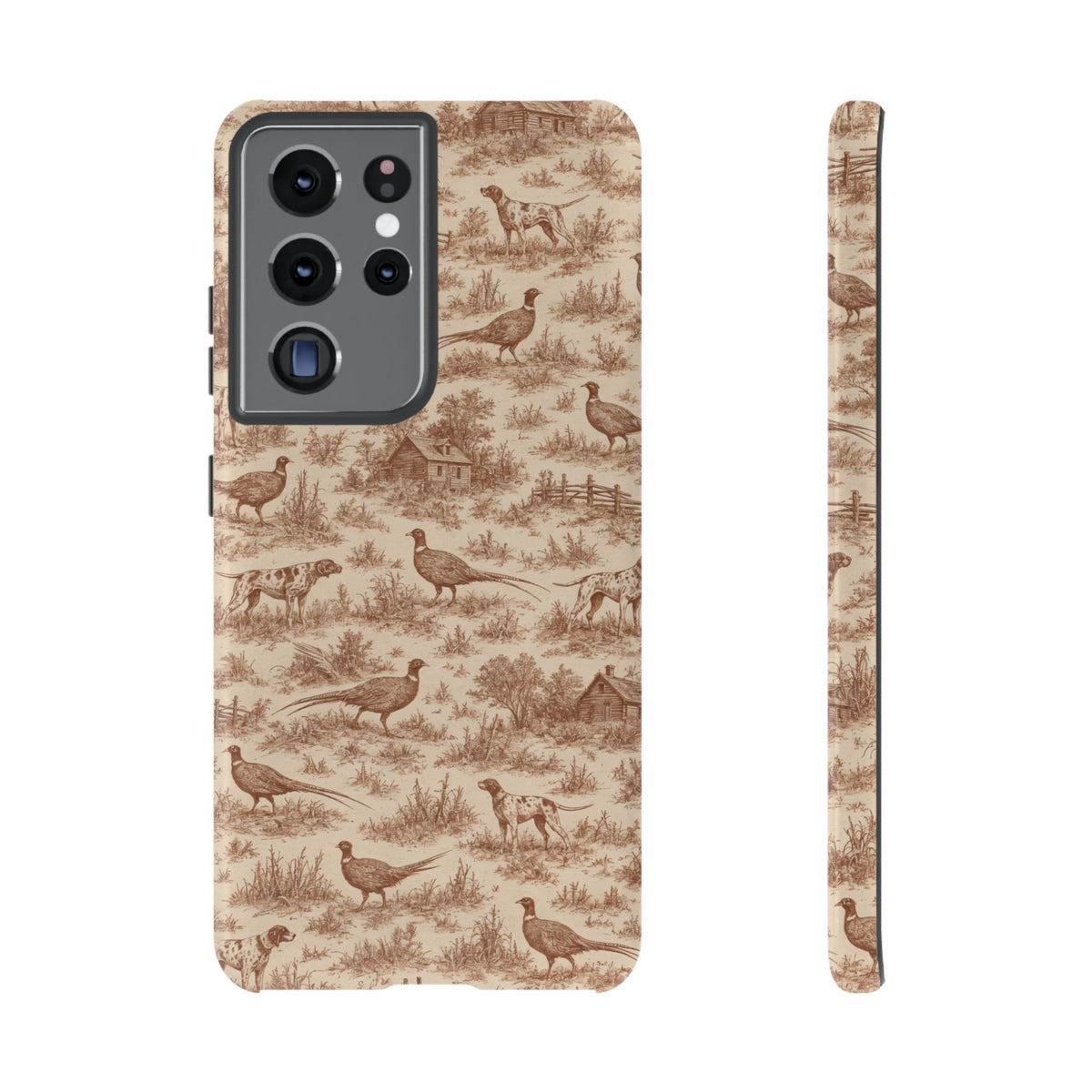 Pheasant Toile Tough Case