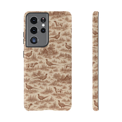 Pheasant Toile Tough Case