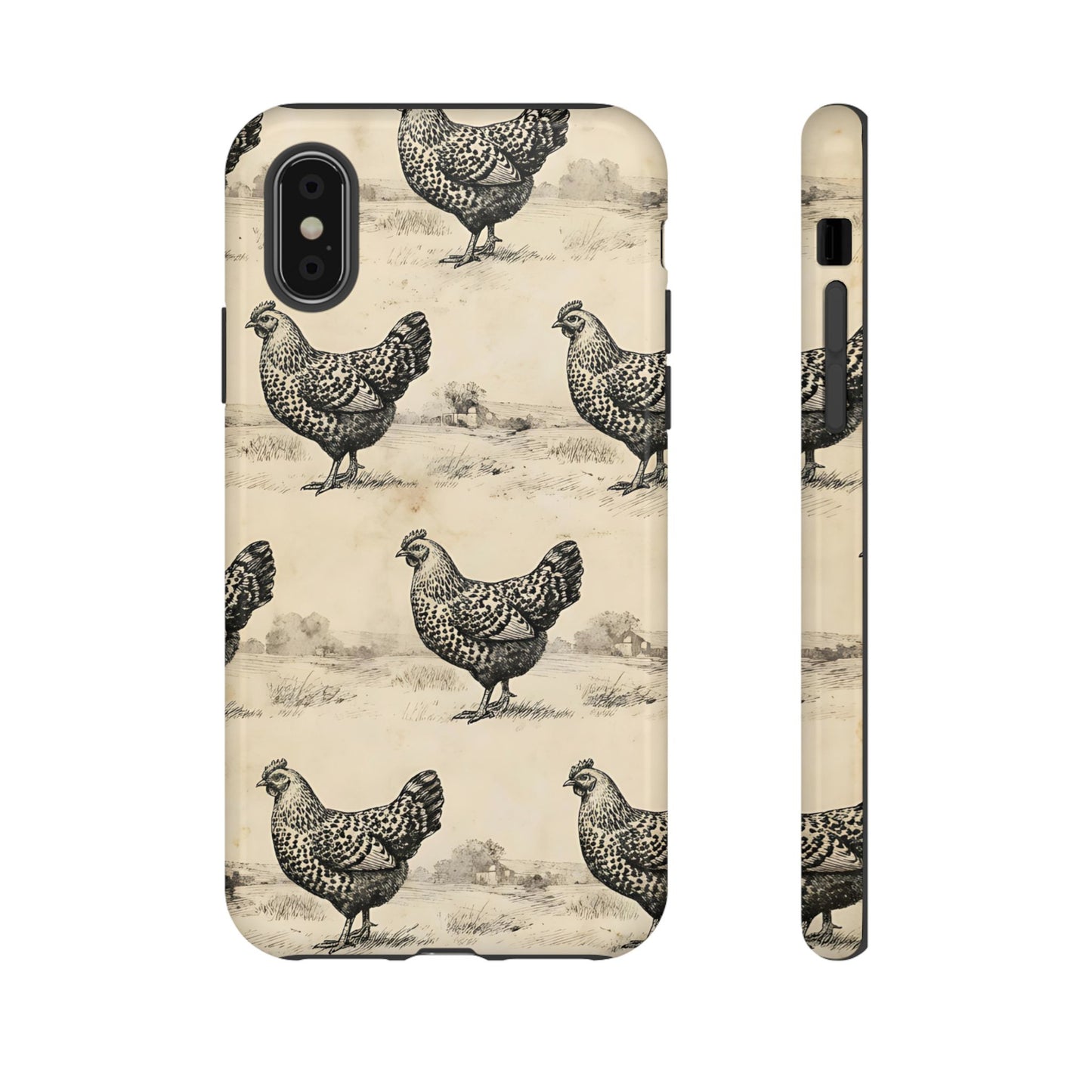 Vintage Chickens Tough Case
