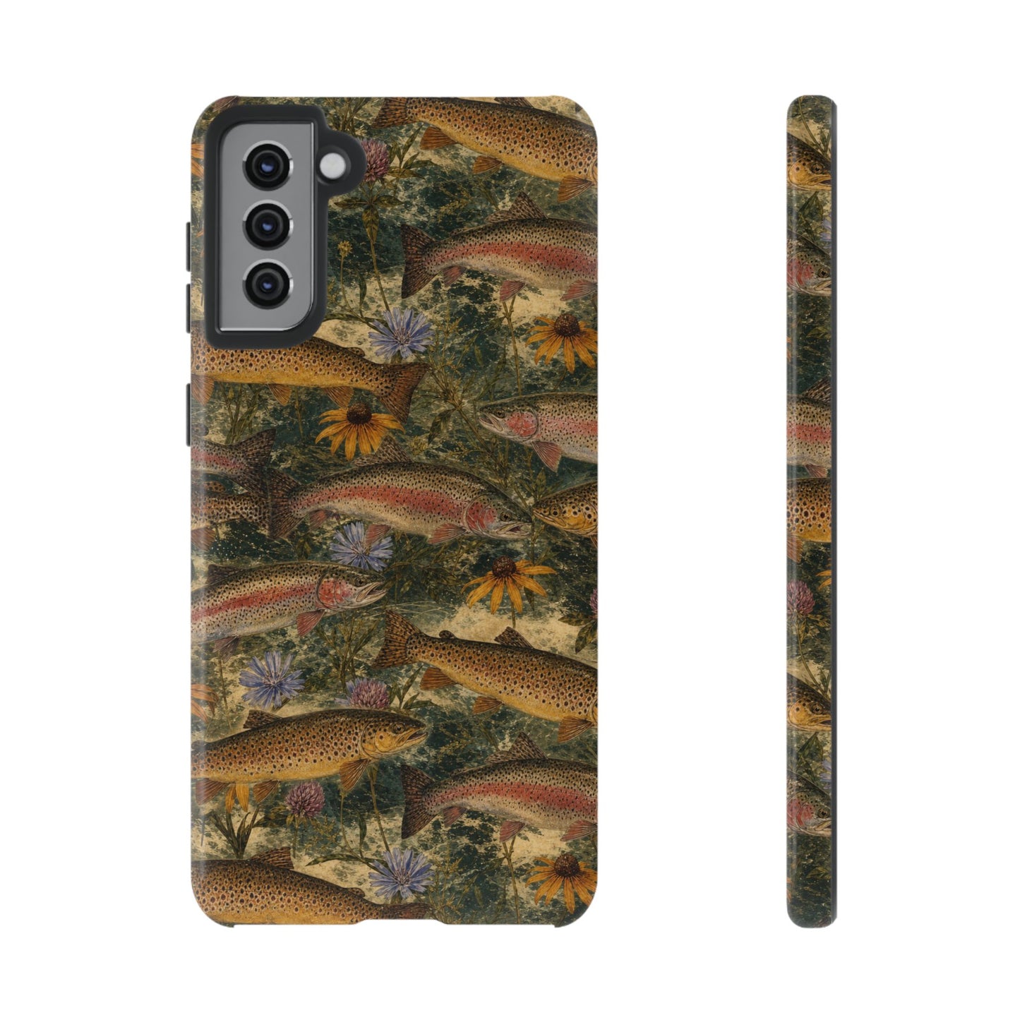 Floral Trout Tough Case