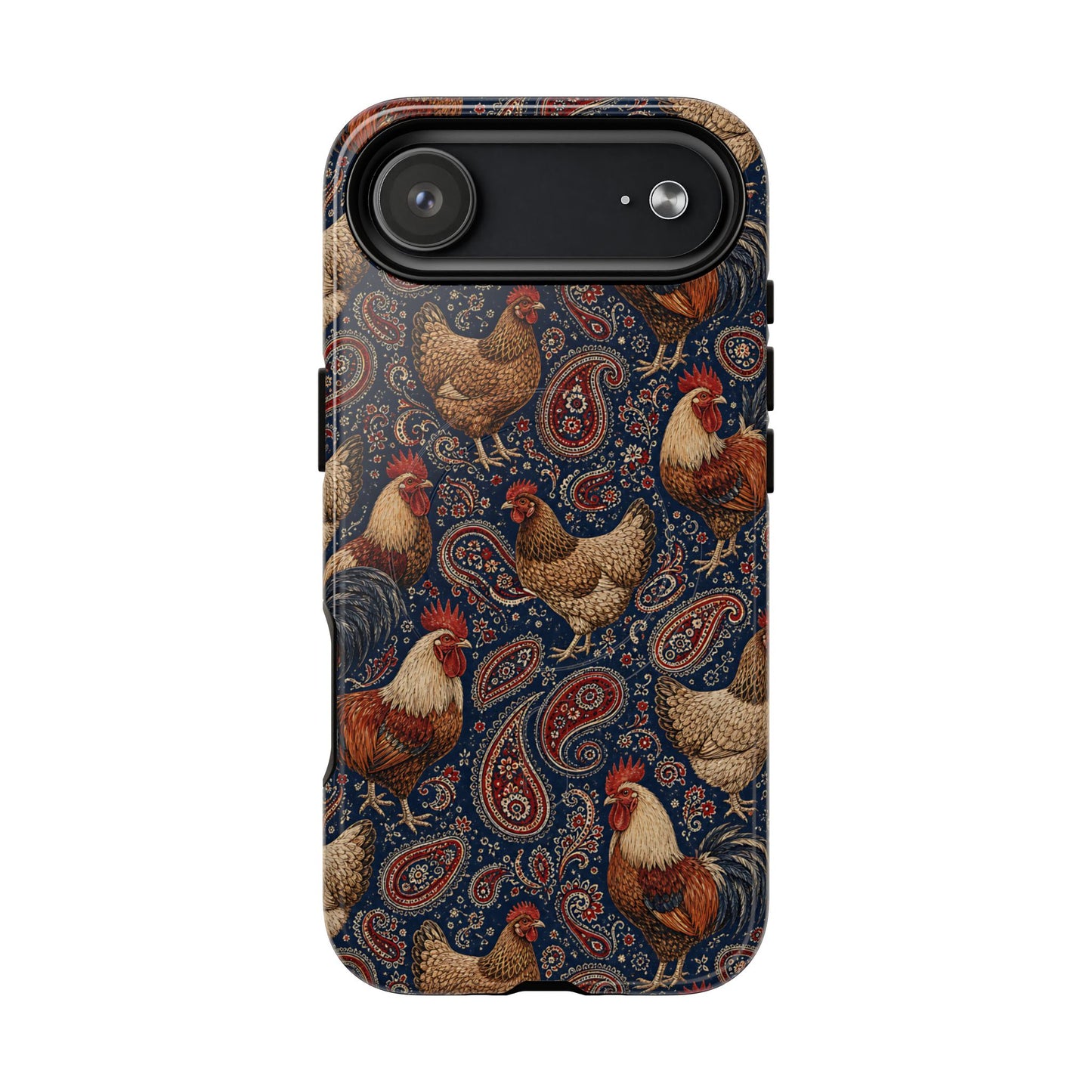 Patriotic Paisley Chickens Magnetic Case