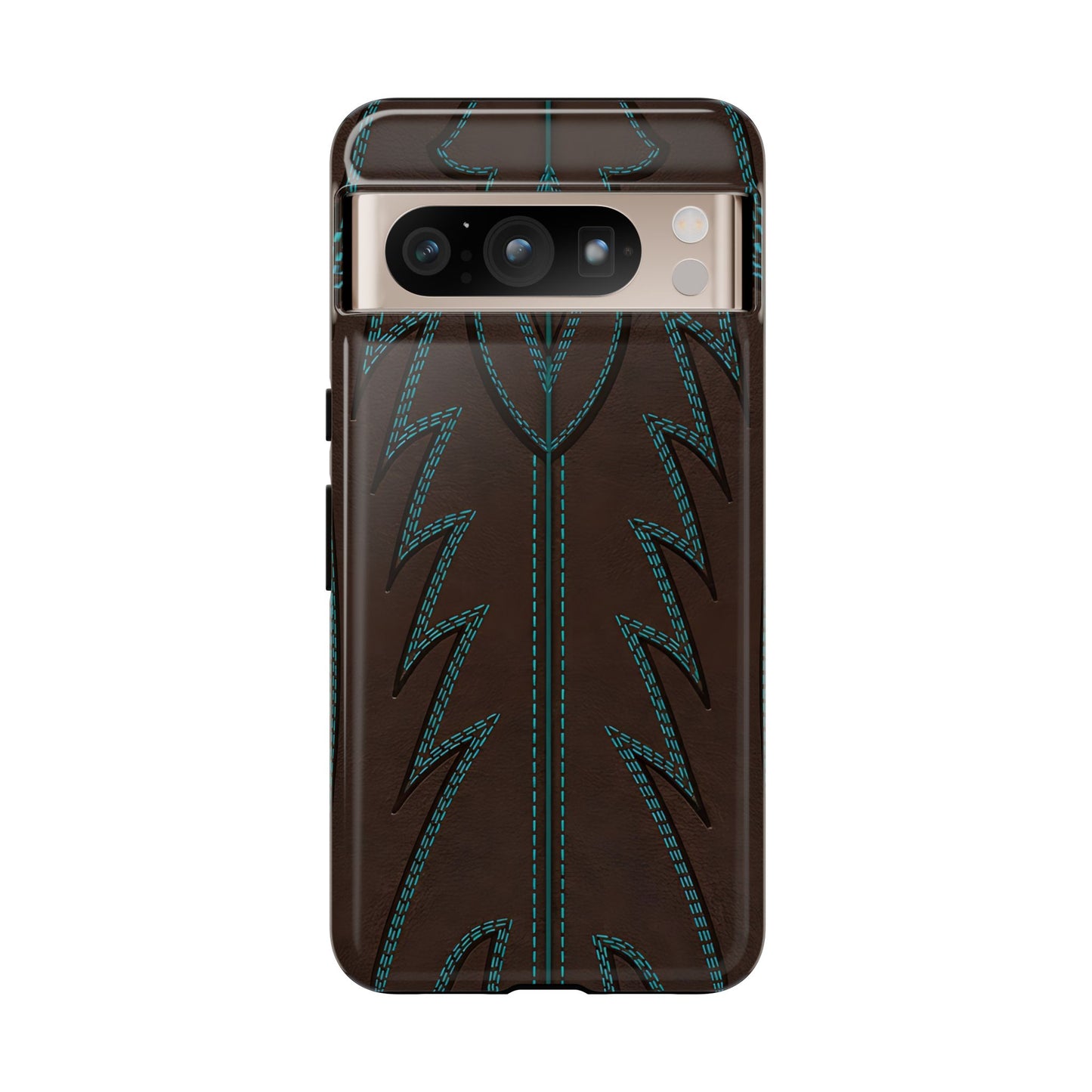 Boot Closeup Brown Turquoise Tough Case