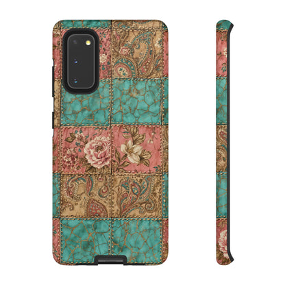 Turquoise Paisley Tough Case