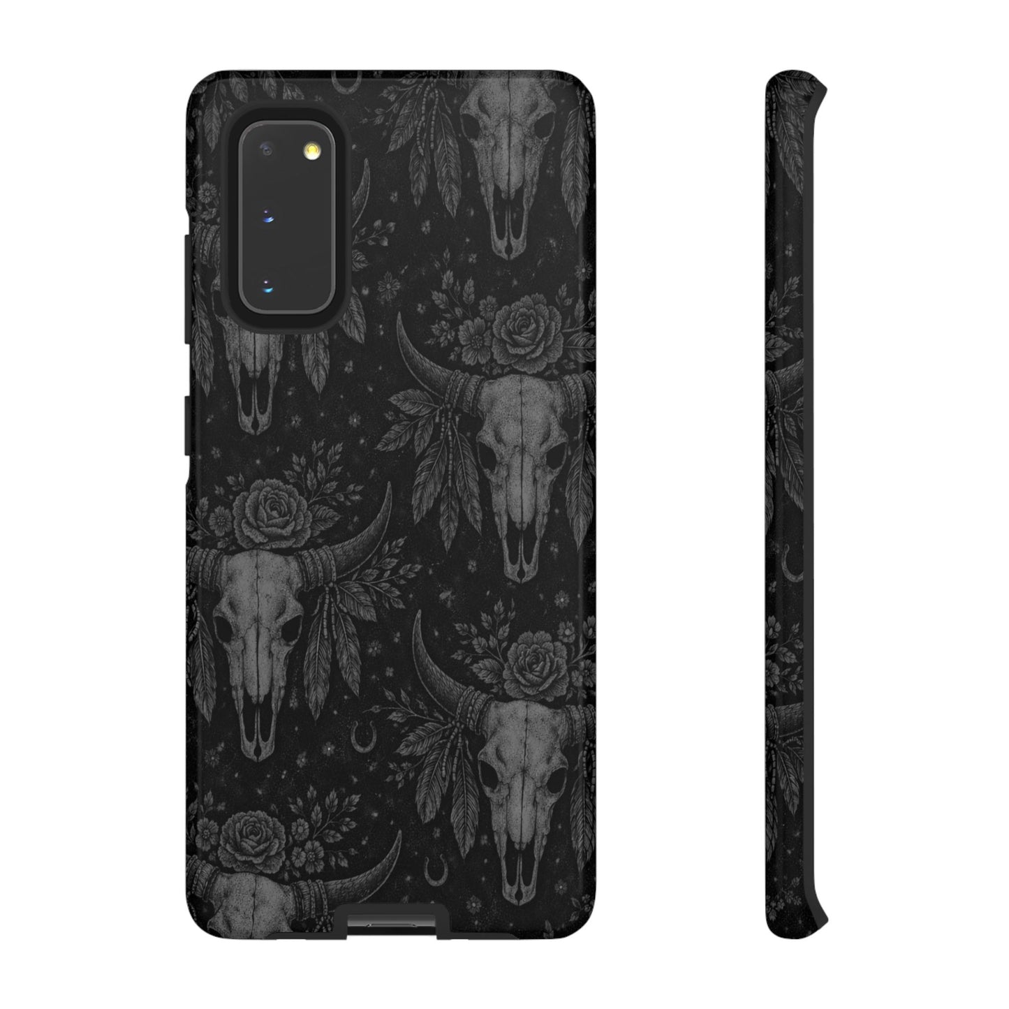 Western Noir Bull Skulls Tough Case