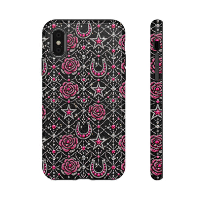 Rhinestone Rose Tough Case