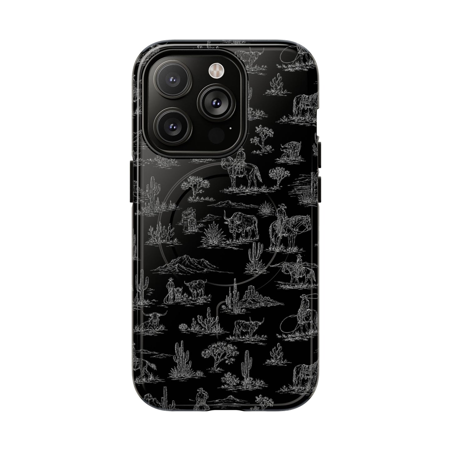 Midnight Toile Magnetic Case