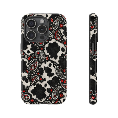 Paisley Cowhide Tough Case