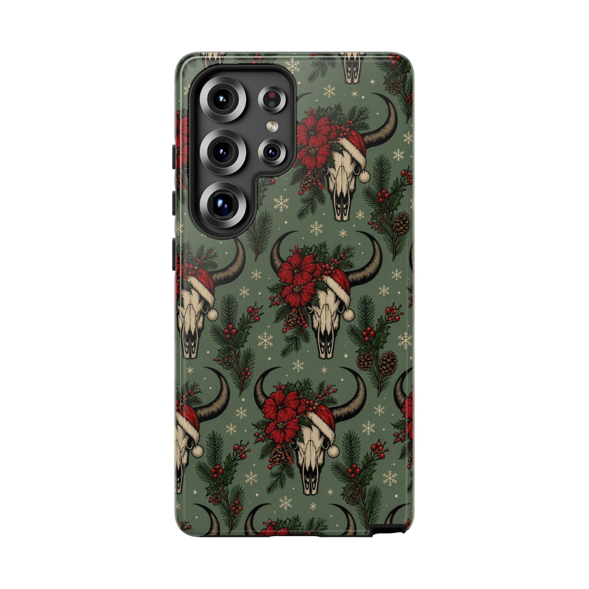 Santa Bull Skulls Tough Case