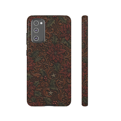 Tooled Poinsettia Tough Case