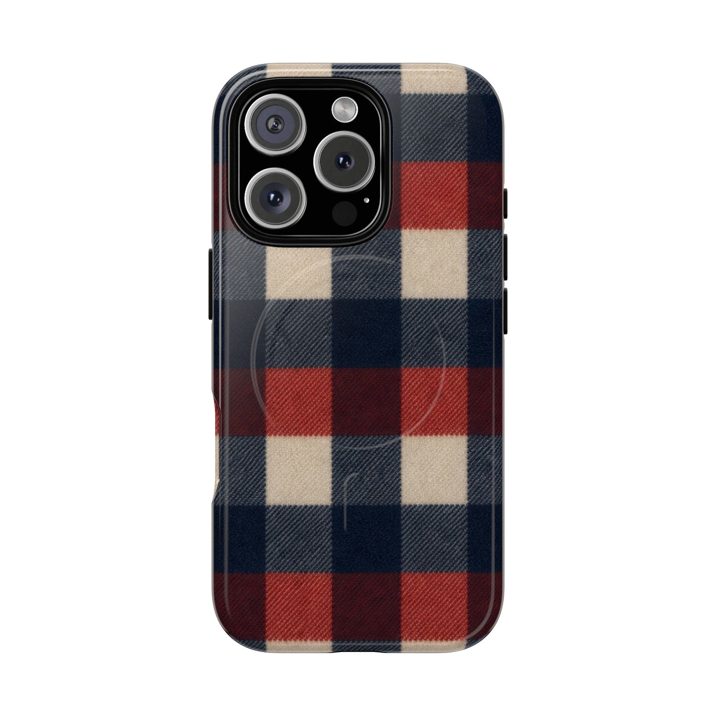 Patriotic Plaid Magnetic Case