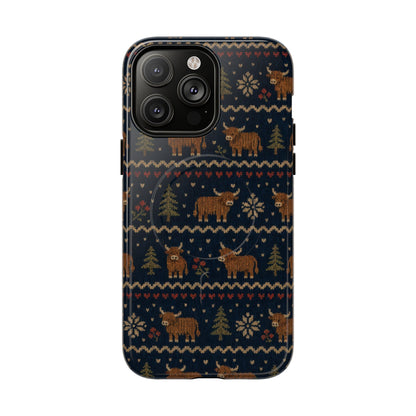 Highland Cow Sweater Magnetic Case