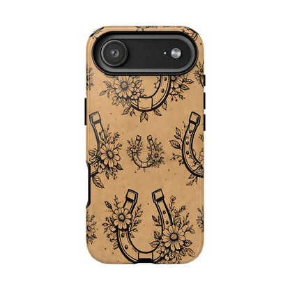 Floral Horseshoes Tough Case