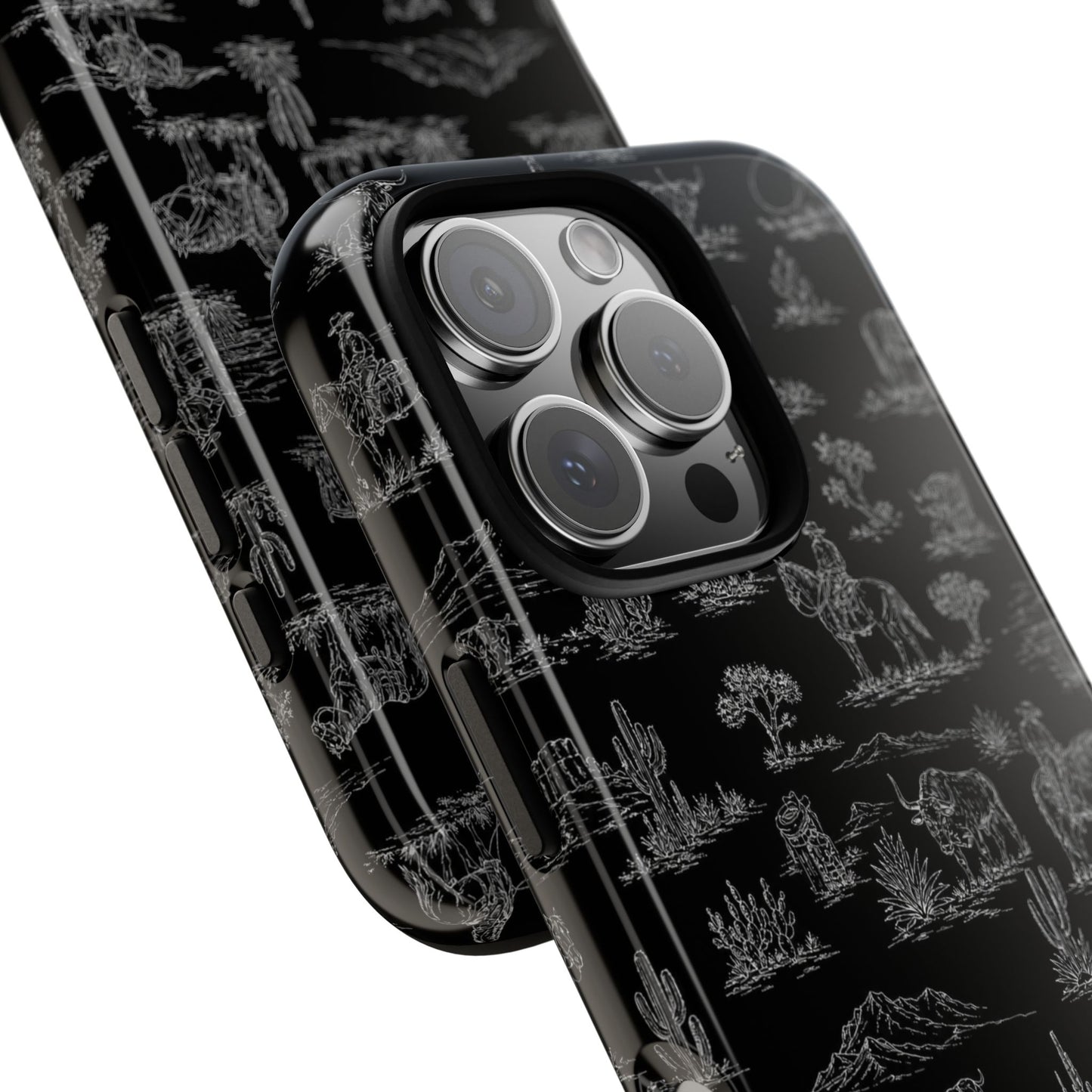 Midnight Toile Tough Case