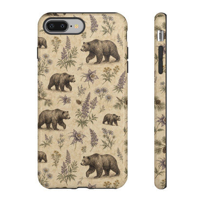 Floral Bear Tough Case