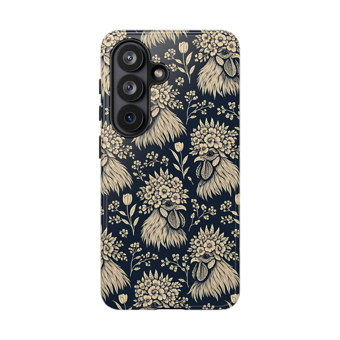 Floral Rooster Tough Case