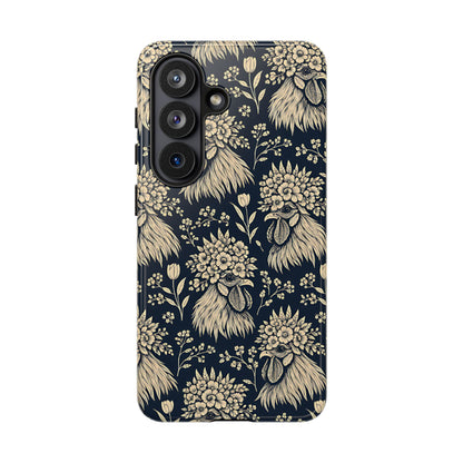 Floral Rooster Tough Case