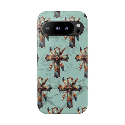Crosses And Feathers Tough Case