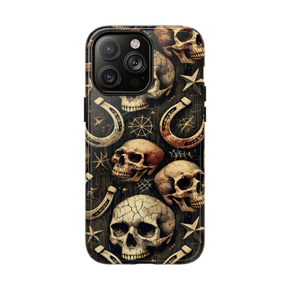 Skulls Horseshoes Dark Magnetic Case