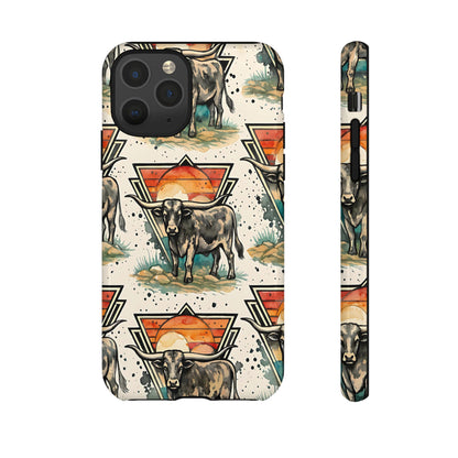 Retro Longhorn Tough Case
