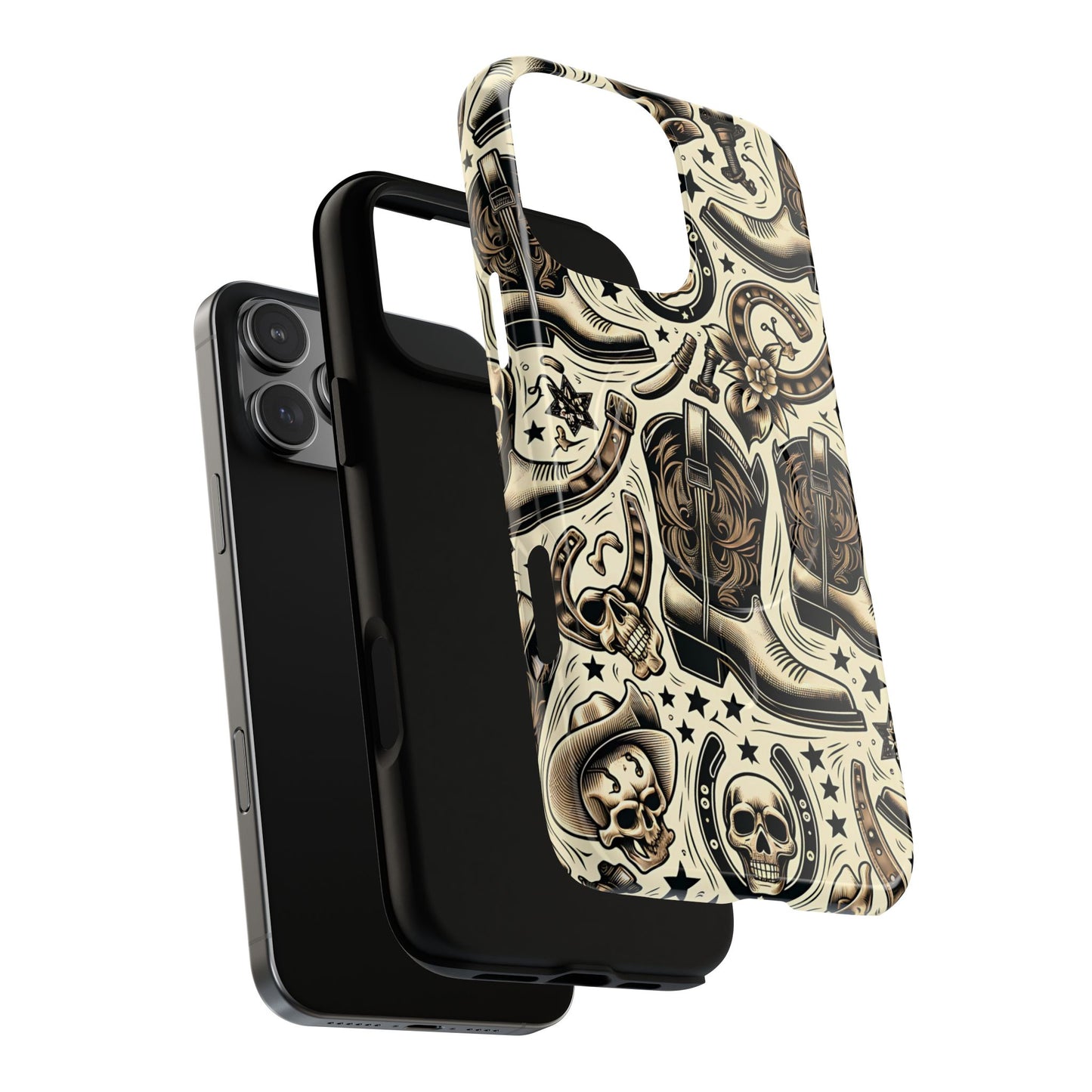 Skulls Boots Horseshoes Magnetic Case