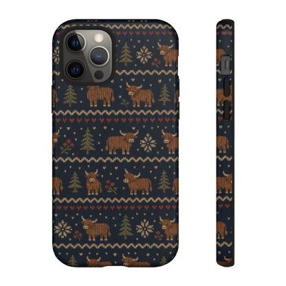 Highland Cow Sweater Tough Case