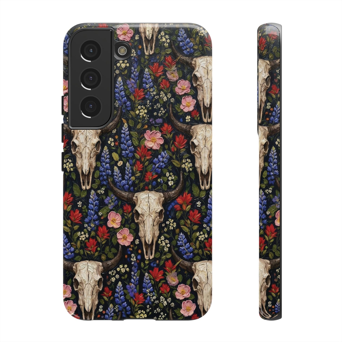 Floral Skull Tough Case