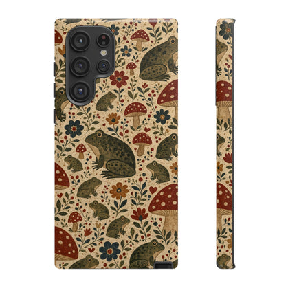 Folk Frog Toadstool Tough Case