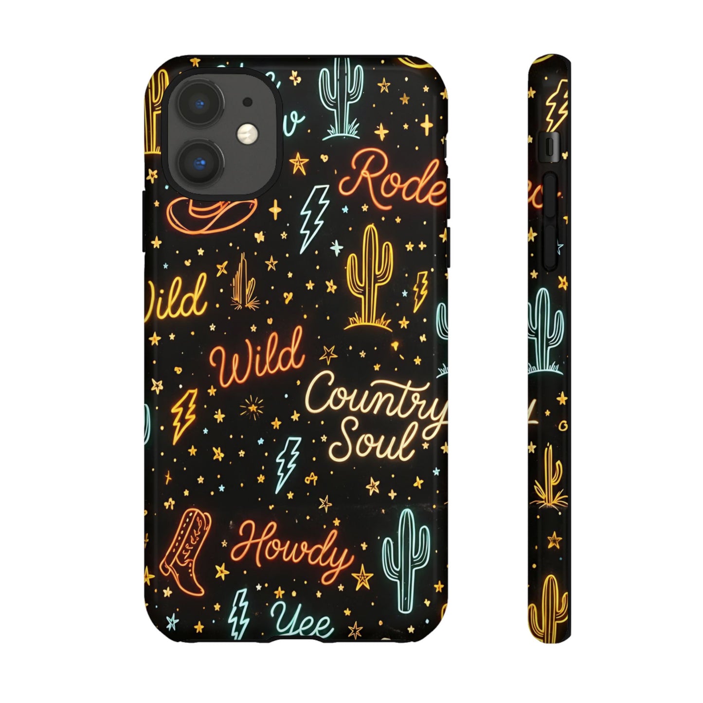 Neon Western Script Tough Case
