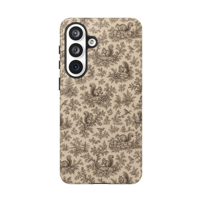 Squirrel Toile Tough Case
