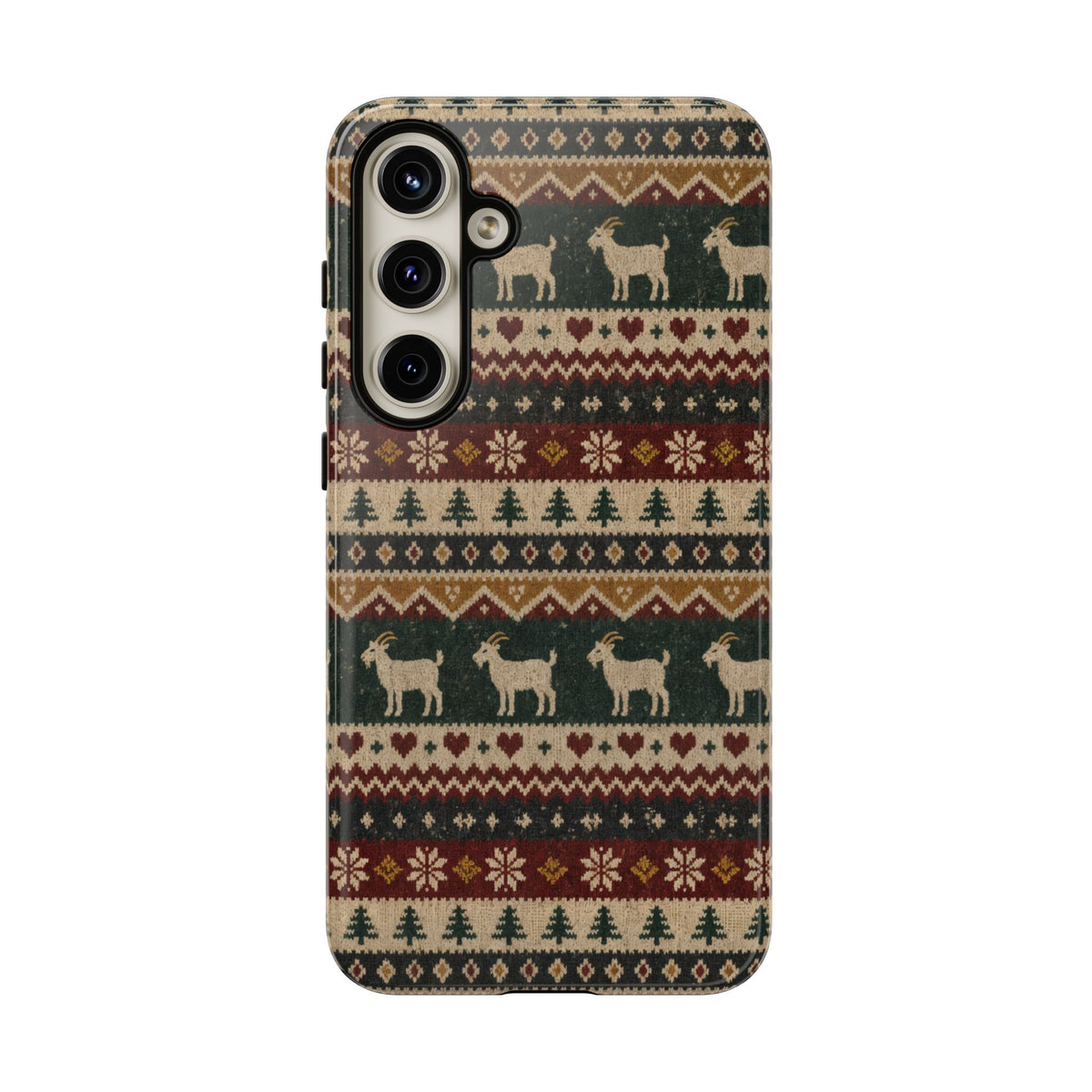Fair Isle Goats Tough Case