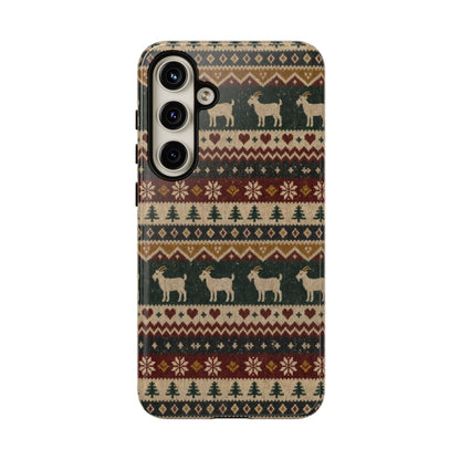 Fair Isle Goats Tough Case