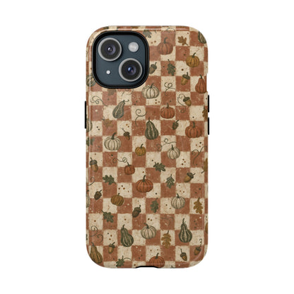 Pumpkin Checker Magnetic Case