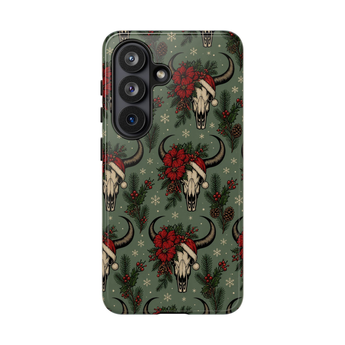 Santa Bull Skulls Tough Case